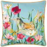 Paoletti Marais Bird Meadow Multicoloured Chenille Cushion