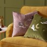 Paoletti Paoletti Moonlit Flight Dusty Pink Embroidered Velvet Cushion