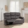 Washington 3 Seater Power Recliner Sofa In Steel Fabric lifestyle