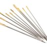 Hobby Gift Hobby Gift Woodblock Floral Pack of 10 Gold Eye Embroidery Hand Needles
