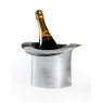 McGowan Rutherford Polished Aluminium Top Hat Ice Bucket in use