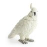 McGowan Rutherford White Ceramic Parrot Storage Jar/Vase