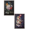 McGowan Rutherford Antiqued Boho Floral Wall Print both options