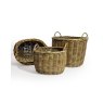 McGowan Rutherford Rustic Woven Log Baskets