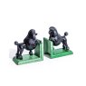 McGowan Rutherford Cast Iron Antiqued Pair Of Black Poodle Bookends