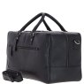 Ashwood Leather Calvin Leather Holdall Black angled shot