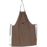 Ashwood Leather Fenland Canvas Leather Apron Mud/Grey Reverse