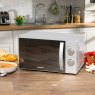 Daewoo 20L Digital Microwave Oven Silver Closed