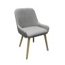 Valencia Quinn Poppy Chair In Grey white background