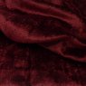 Close up of the rippled Castello fabric in Claret