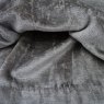 Close up of the rippled Castello fabric in Truffle