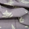 Close up of the rippled Fern fabric in Heather