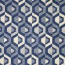 Close up of the Gusta fabric in Navy