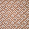 Close up of the Izmir fabric in Terracotta