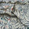 Close up of the rippled Malory fabric in Charcoal