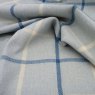 Close up of the rippled Mull fabric in Ocean