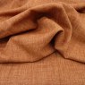Close up of the rippled Prima fabric in Terracotta