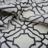 Close up of the rippled Rocco fabric in Graphite