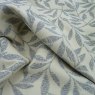 Close up of the rippled Abele fabric in Silver