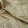 Close up of the rippled Buckingham fabric in Natural