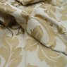 Close up of the rippled Cascina fabric in Gold