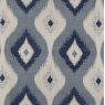 Close up of the Chalet fabric in Navy