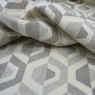 Close up of the rippled Gusta fabric in Grey