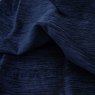 Close up of the rippled Kent fabric in Navy