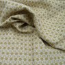 Close up of the rippled Limoges fabric in Ochre