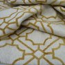 Close up of the rippled Rocco fabric in Gold