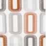 Close up of the Soho fabric in Terracotta