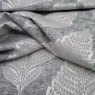 Close up of the rippled Treasure fabric in Chrome