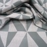 Close up of the rippled Tribeca fabric in Teal