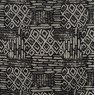Close up of the Tunisia fabric in Black