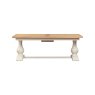 Arlington 2.2m Extending Dining Table white background