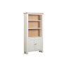 Arlington Large Bookcase white background