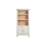 Arlington Large Bookcase white background front