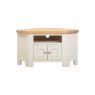 Arlington Corner TV Cabinet white background front