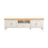 Arlington Extra Large TV Unit white background front