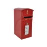 Quirky Barn King Charlies CR III Post Box Angled