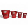 Quirky Barn GWR Red Hand Painted Buckets