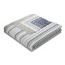 Biederlack Kian Stripe Blue Throw