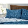 Deyongs Cow Parsley Blue Duvet Cover Set close up
