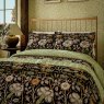 Morris & Co Blackthorn Pink & Rose Duvet Cover Set close up