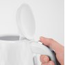 Russell Hobbs Honeycomb Kettle White button open mechanism