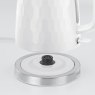 Russell Hobbs Honeycomb Kettle White 360 base