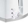 Russell Hobbs Honeycomb 2 Slice Toaster White controls