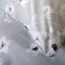 The Lyndon Company Petite Fleur Duvet Cover Set Grey close up