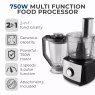 Tower 750w Multi Function Food Processor spec sheets