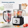 Tower 750w Multi Function Food Processor 2L Capacity and 1.8L Jug blender